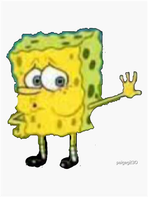 "Spongebob “phew” meme funny" Sticker for Sale by paigeg230 | Redbubble