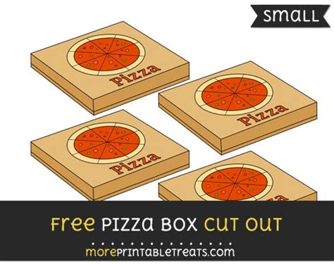 Pizza Box Cut Out – Small