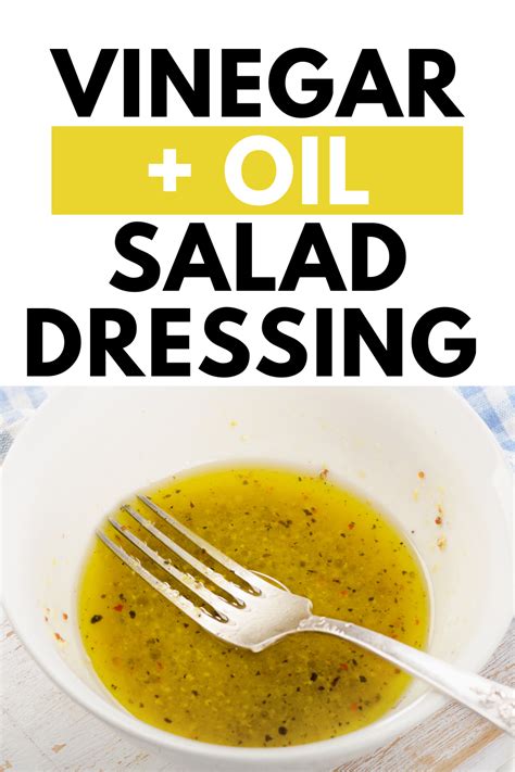 Oil and vinegar salad dressing – Artofit