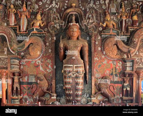 Sri Lanka; Colombo, Kelaniya Raja Maha Vihara, buddhist temple ...