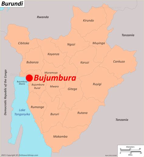 Bujumbura Map | Burundi | Detailed Maps of Bujumbura