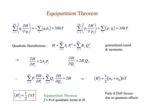 3.7. Two Theorems: the “Equipartition” & the “Virial” - ppt download