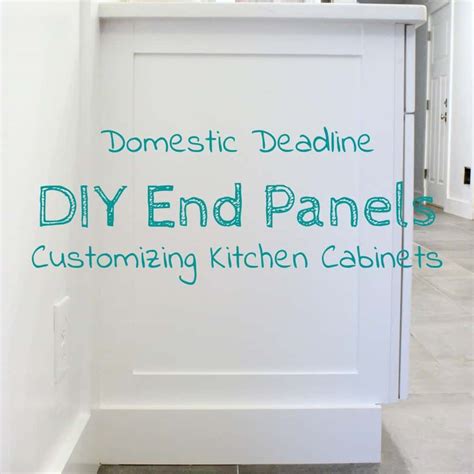 DIY Cabinet End Panels | HarperNCo