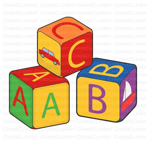 ABC BLOCKS clipart Jpg Png Svg Abc Blocks gráficos - Etsy España