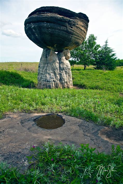 Mushroom Rock - Mushroom Rock State Park, Kansas