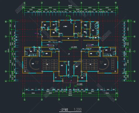 全套现代幼儿园CAD施工图，幼儿园CAD建筑图纸下载 - 素材下载_易图网cad设计图纸库>