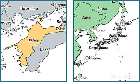 Ehime prefecture, Japan / Map of Ehime, JP / Where is Ehime prefecture? - WorldAtlas.com