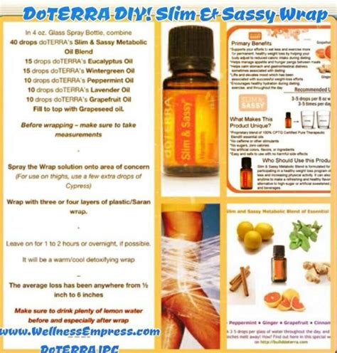 Image result for doterra slim and sassy wrap results | Doterra essential oils recipes, Doterra ...