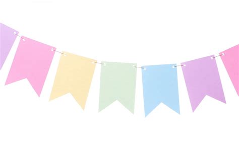 Pastel Rainbow Flag Banner Garland Photo Prop Backdrop | Etsy