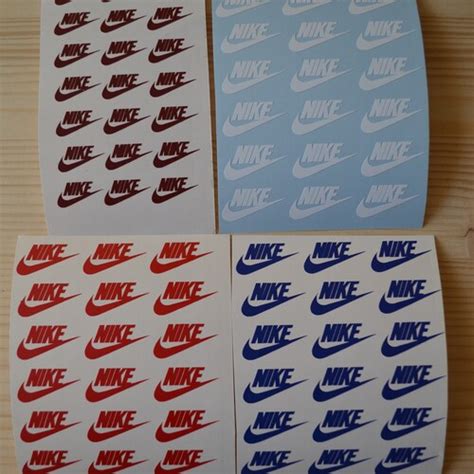 Set of 12 Nike Swoosh Decals Nike Swoosh Stickers Basketball | Etsy