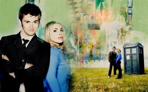 Rose Tyler Tardis David Tennant Billie Piper Doctor - David Tennant And ...