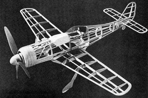 Outerzone : Focke Wulf 190-D9 plan : download free vintage model aircraft plan | Airplane design ...