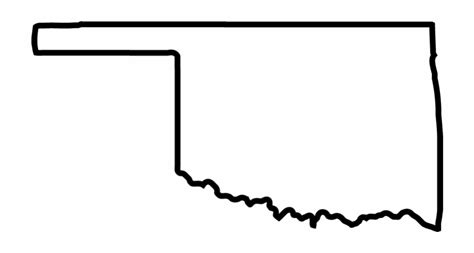 Oklahoma Outline Map Of The Clipart Panda Free Clipar - vrogue.co