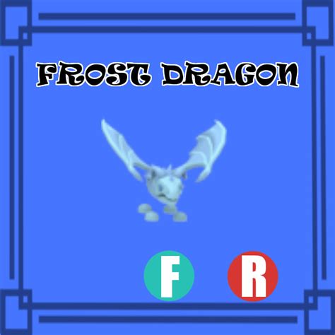 Frost Dragon NORMAL FLY RIDE Adopt Me - Buy Adopt Me Pets - Buy Adopt Me Pets Online - Buy RF Pets