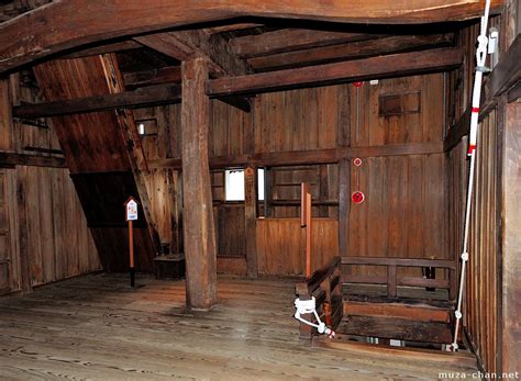 Japanese castle interior, Maruoka