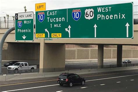 Lane changes enhance safety along US 60 West in Tempe | ADOT