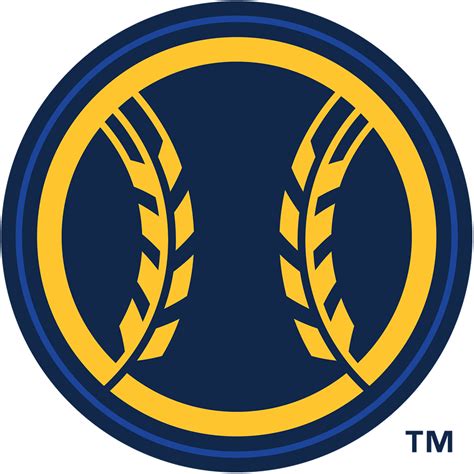 Milwaukee Brewers Alternate Logo (2020-Pres) - A navy blue baseball ...