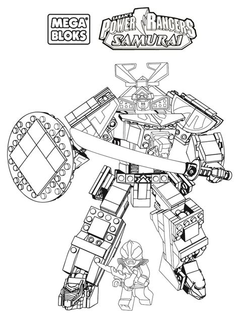 Power Ranger Megazord Coloring Sheets - Iweky