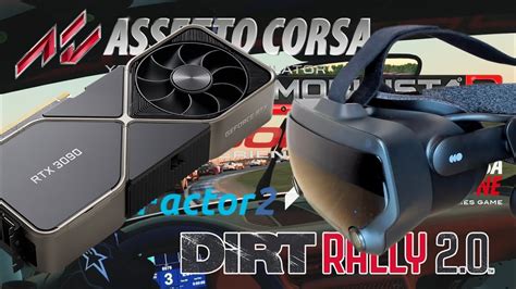 NVIDIA RTX 3090 review for VR SIM RACING 🎮6 GAMES TESTED🎮 [VALVE INDEX ...