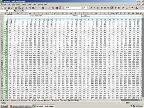 Powerball Spreadsheet | Lotto 649 winning numbers, Lottery numbers, Winning numbers