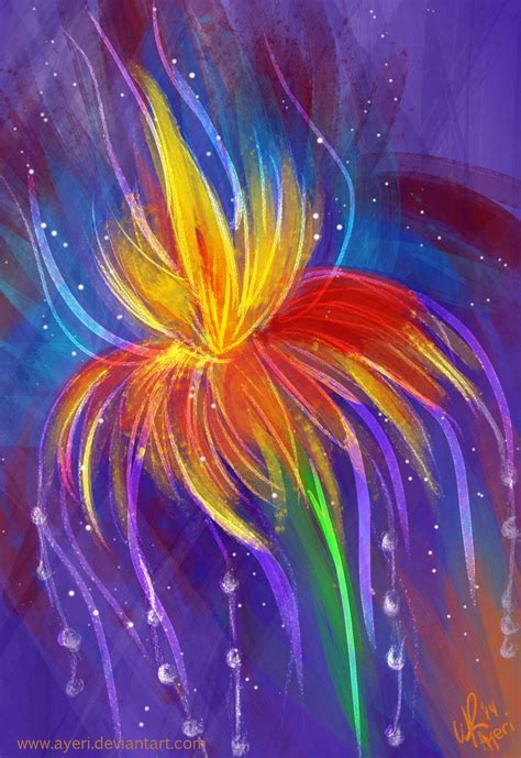 Rainbow Flower by Ayeri on DeviantArt | Trees to plant, Rainbow flowers ...