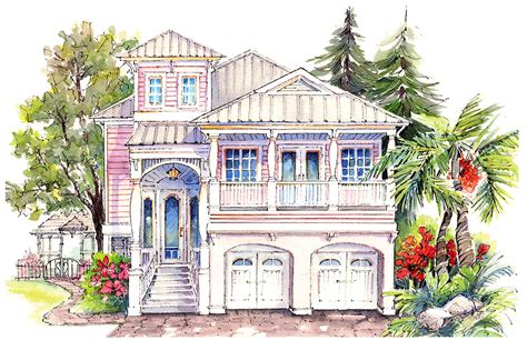 Blue Bayou - Coastal House Plans from Coastal Home Plans