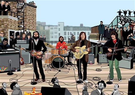 Get Back Roof. the Beatles Print Limited Edition - Etsy UK