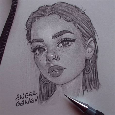 Pin by Kimez_ly on Dibujos | Face artwork, Cool drawings, Art drawings ...