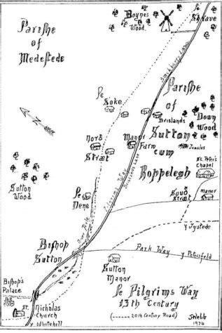 The Pilgrims Way Footpath | Historic Maps | Ropley History