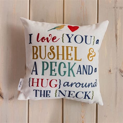 Bushel and a Peck Pillow Cover Home Decor Throw Pillow - Etsy