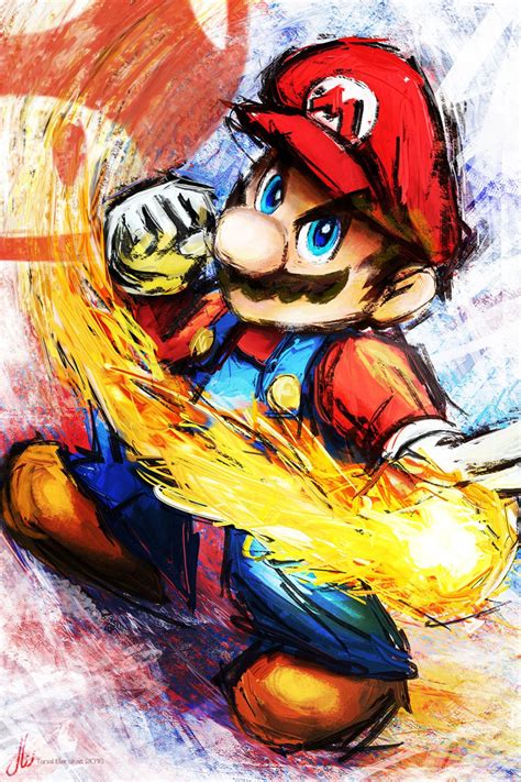 Mario Super Mario Brothers Fine Art Print - Etsy