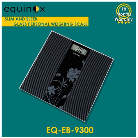 Buy EQUINOX PERSONAL DIGITAL WEIGHING SCALE EQ-EB-9100 FOR BODY WEIGHT, LED DISPLAY, LIGHTWEIGHT ...