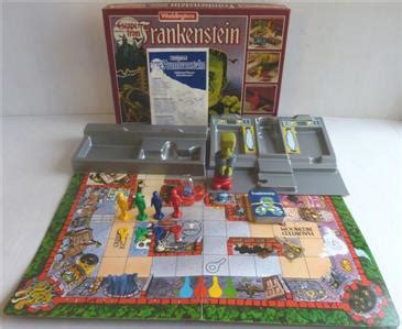 VINTAGE ESCAPE FROM FRANKENSTEIN BOARD GAME, COMPLETE, 1983, WADDINGTONS