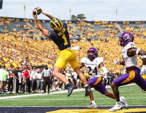 Michigan Wide Receiver Roman Wilson Shines with Three Touchdown Catches ...