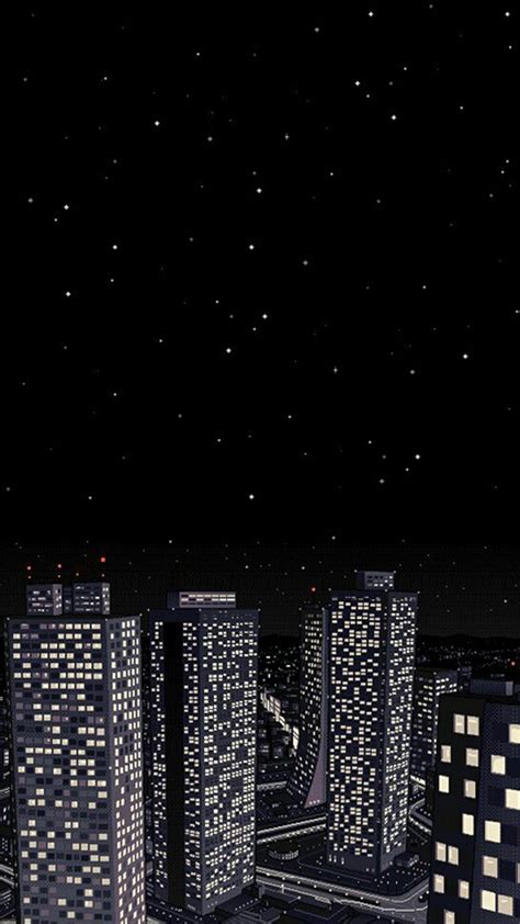 Aesthetic Pixel Art City Wallpaper - Icerem