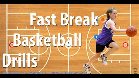 Fast Break Basketball Drill To Teach The Fast Break | Basketball Fast ...