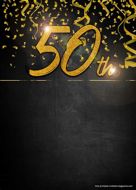 50th Birthday Invitation Wording For Men