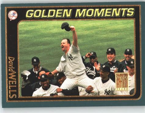 2001 Topps 789 David Wells GM - Chicago White Sox (Golden Moments ...