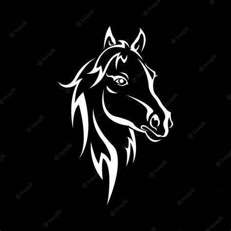 Premium Vector | Horse head logo