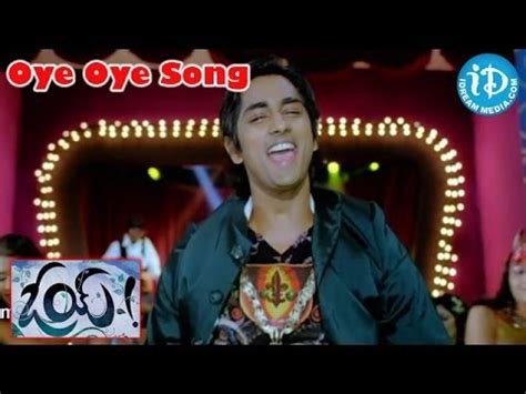 Oye Movie Songs - Oye Oye Song - Siddharth - Shamili - Krishnudu - YouTube