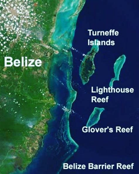 Belize Barrier Reef Map - Share Map