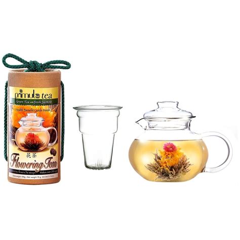 Flowering Tea Set with 40 Ounce Pot Clear