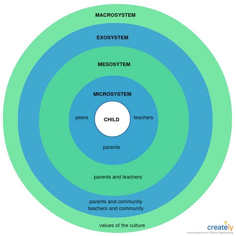 Bronfenbrenner Social Ecological Model | Ecological systems theory, Social ecological model ...