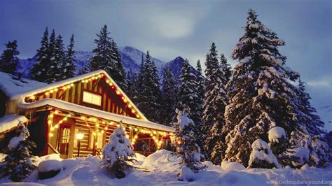 Wallpapers Christmas Cottage Snow Christmas 1920 X 1080 ... Desktop Background