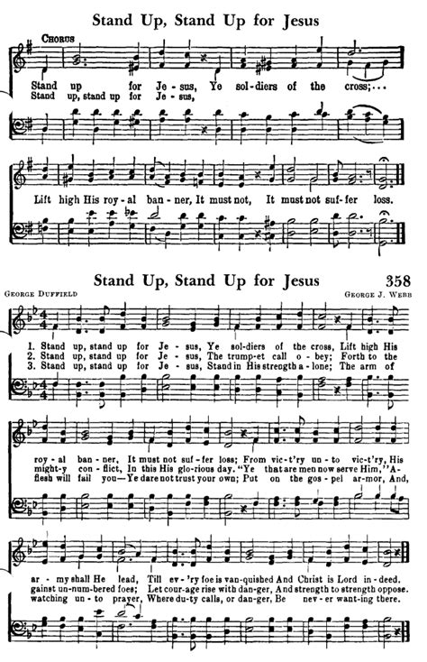 Favorite Hymns of Praise 358. Stand Up, Stand Up for Jesus | Hymnary.org