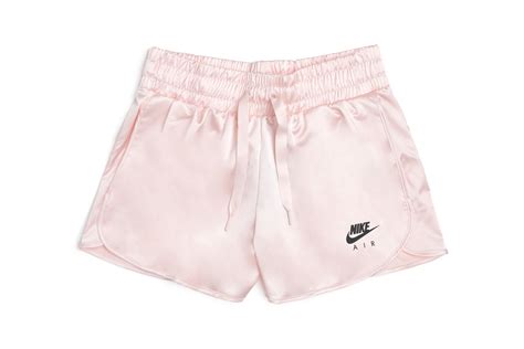 Nike Sportswear Black & Pink Air Satin Shorts | Hypebae