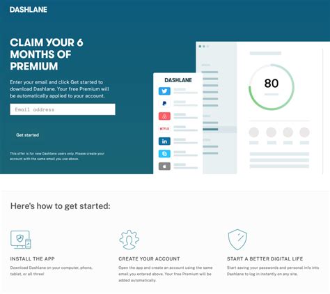 6 months free of Dashlane – REF HQ