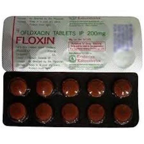 Floxin Ofloxacin Antibiotic Tablets Ip 200mg Medicine Raw Materials at ...