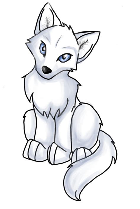 Anime Wolf Pup Easy - ClipArt Best