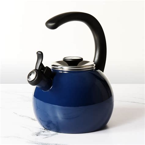 Circulon Enamel On Steel Whistling Tea Kettle 1.9 Liters, Navy ...